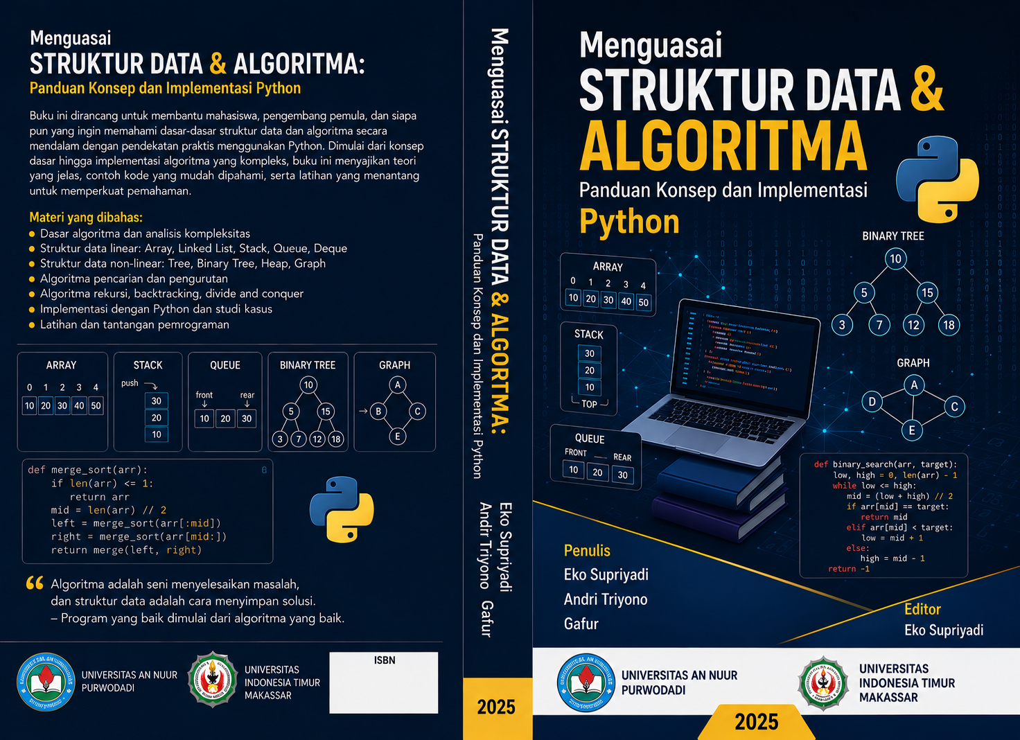 Menguasai Struktur Data & Algoritma: Panduan Konsep dan Implementasi Python